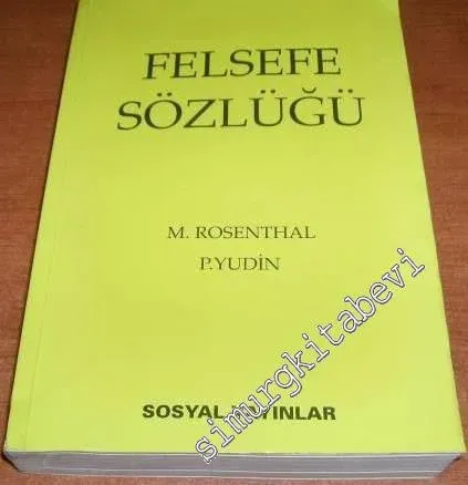 Felsefe Sözlüğü -        1997