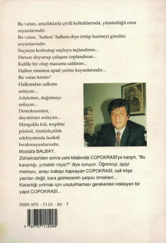 Copokrasi Mustafa Balbay Ümit %42 indirimli