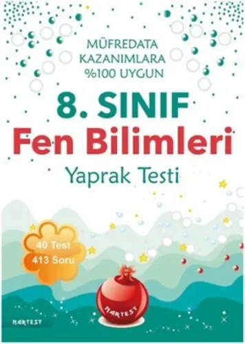 Nar Test 8. Sınıf Fen Bilimleri Yaprak Testi
