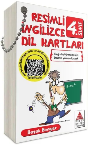 Delta Kültür 4. Sınıf Resimli İngilizce Dil Kartları
