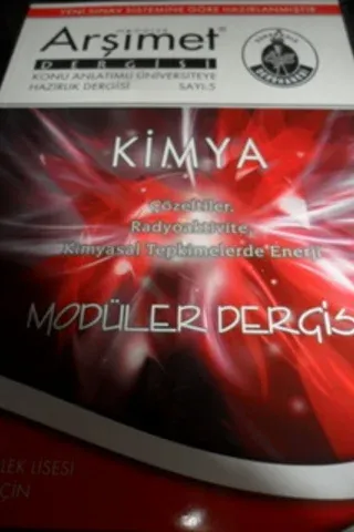 Kimya Modüler Dergisi Sayı: 5