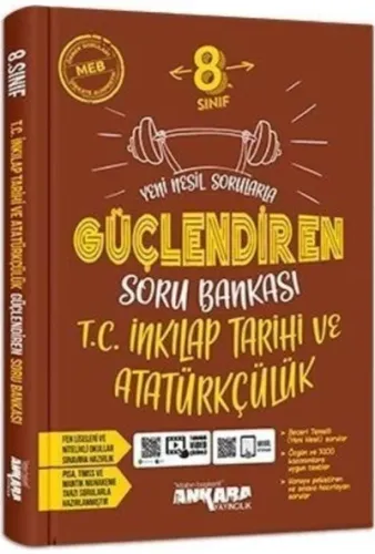 ANKARA 8.SINIF İNKILAP TARİHİ GÜÇLENDİREN SORU BANKASI