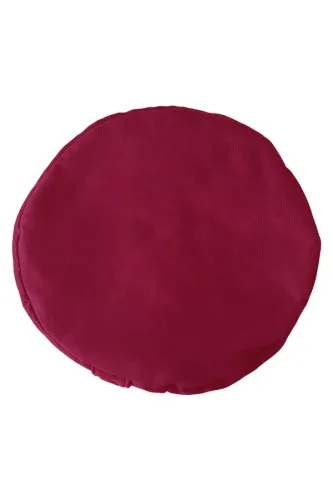 Buğday Kabuğu Dolgulu (Zafu) Meditasyon Minderi - Bordo