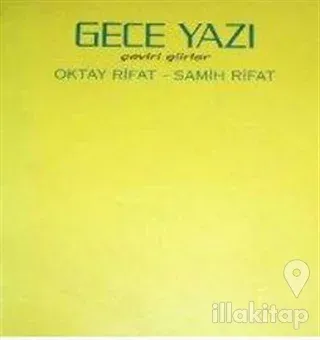 Gece Yazı Çeviri Şiirler