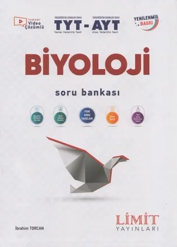 Limit Yayınları Tyt Ayt Biyoloji Soru Bankası