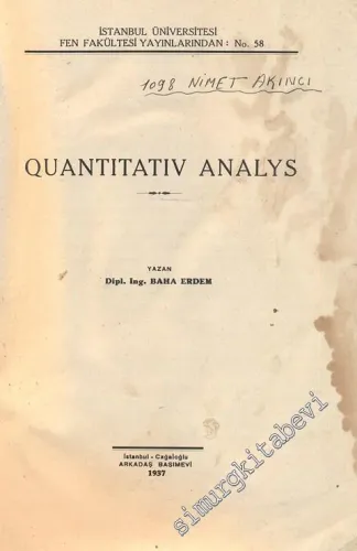 Quantitativ Analys -