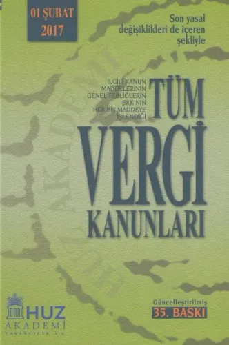 Tüm Vergi Kanunları
