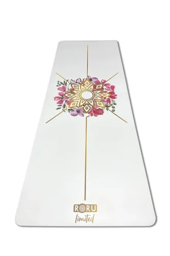 Sun Series Kaydırmaz 5mm Yoga Matı- Printed Flower