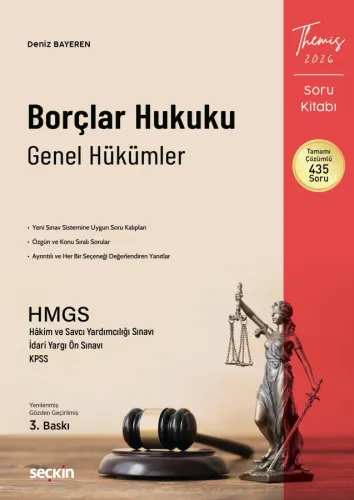 Themis Borçlar Hukuku Genel Hükümler Soru Kitabı
