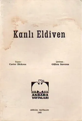 Kanlı Eldiven Carter Dickson