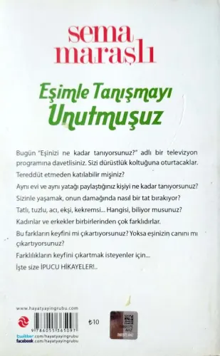 Eşimle Tanışmayı Unutmuşuz Sema Maraşlı Hayat Yayıncılık