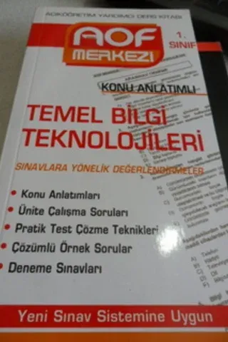 Temel Bilgi Teknolojileri Konu Anlatımlı