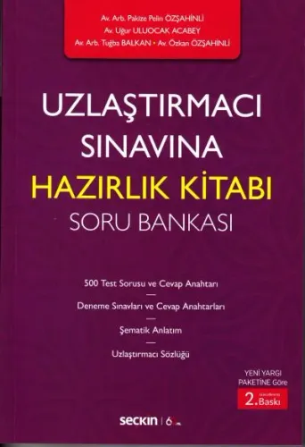 Uzlaştırmacı Sınavına Hazırlık Kitabı Soru Bankası