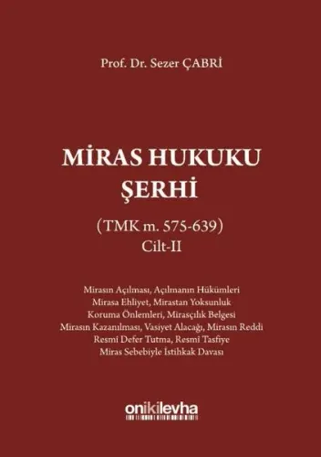 Miras Hukuku Şerhi