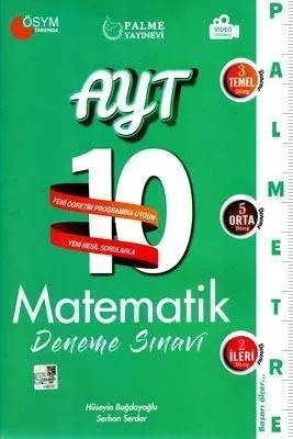 PALME YKS AYT MATEMATİK 10 DENEME PALMETRE VİDEO ÇÖZÜMLÜ *YENİ*