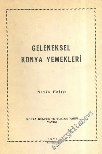 Geleneksel Konya Yemekleri -        1979