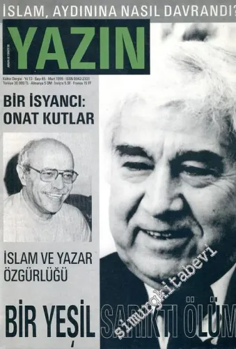 Avrupa’da ve Türkiye’de Yazın Kültür Dergisi - Sayı: 65    13  Mart