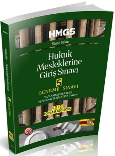Savaş Yayınları 2026 HMGS 5 Deneme Sınavı