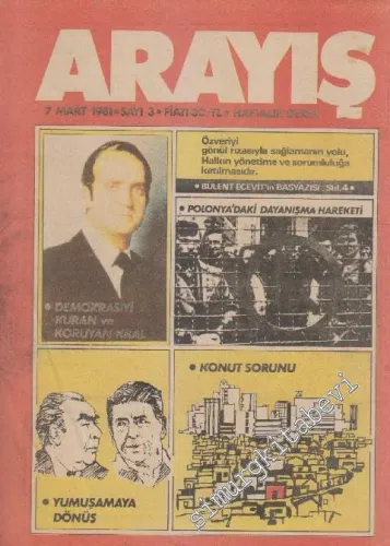 Arayış Haftalık Dergi - Sayı: 3      Mart