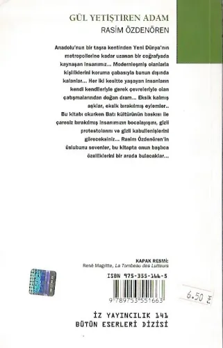 Gül Yetiştiren Adam Rasim Özdenören İz Yayıncılık %40 indirimli