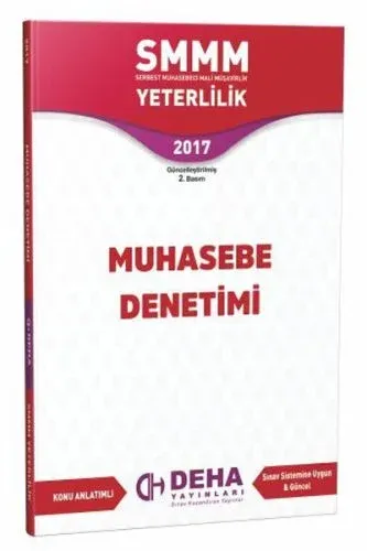 Deha Yayınları SMMM Yeterlilik Muhasebe Denetimi Konu Anlatımlı