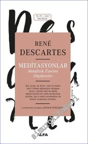 Meditasyonlar: Metafizik Üzerine Düşünceler -        2024