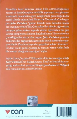 Şeker Portakalı Jose Mauro De Vasconcelos Can Yayınları
