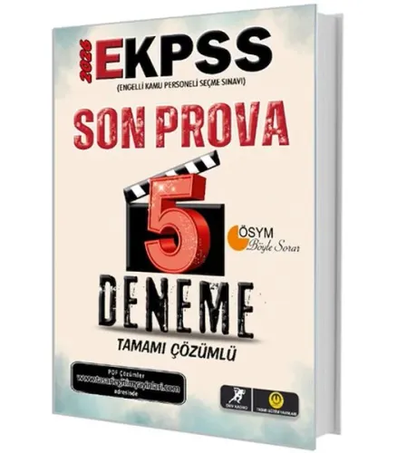 Tasarı Yayınları Dev Kadro 2026 EKPSS Son Prova 5 Deneme Çözümlü