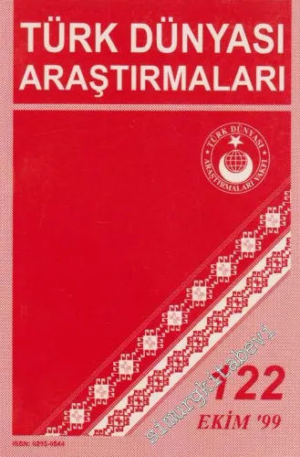 Türk Dünyası Araştırmaları Dergisi - Sayı: 122      Ekim  1999