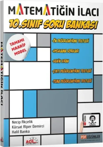 Acil 10. Sınıf Matematiğin İlacı Soru Bankası