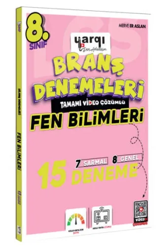 YARGI DERS ARKADAŞIM 8. SINIF TAMAMI VİDEO ÇÖZÜMLÜ FEN BİLİMLERİ 15 BR