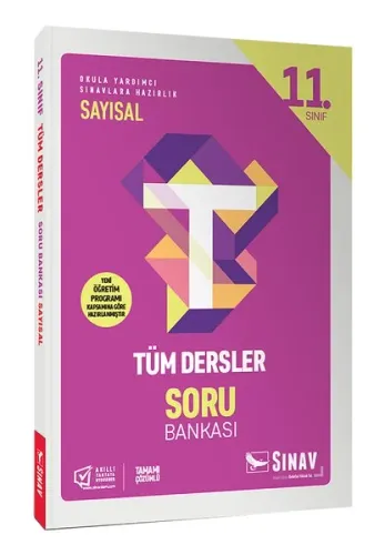 Sınav Yayınları 11. Sınıf Tüm Dersler Sayısal Soru Bankası