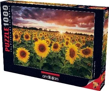 Günbatımında Ayçiçekleri (Puzzle 1000) 1018