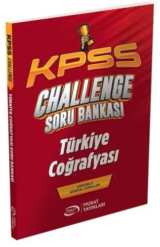 Murat Yayınları KPSS Türkiye Coğrafyası CHALLENGE Soru Bankası Çözümlü