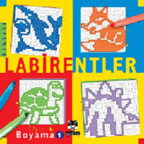 Marsık Labirentler Oyunlu Boyama