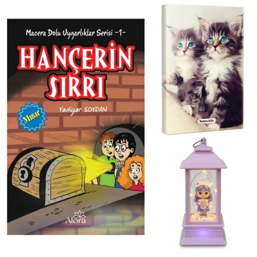 Hançerin Sırrı - Maviş Kediler Planlama Defteri ve Oyuncak Domuzcuklu 