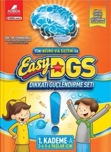 EASY Dikkati Güçlendirme Seti 3-6 yaş A Kitapçığı