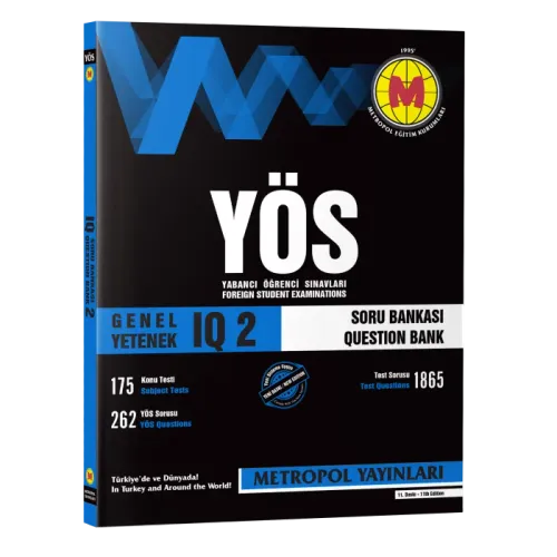 Metropol YÖS Genel Yetenek IQ Soru Bankası 2