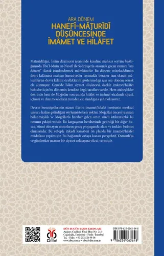 Ara Dönem Hanefî-Mâturîdî Düşüncesinde İmâmet ve Hilâfet Rıdvan Özdinç Ara Dönem Hanefî-Mâturîdî Düşüncesinde İmâmet ve Hilâfet Rıdvan Özdinç