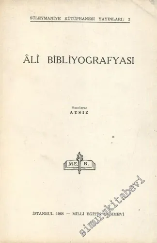 Ali Bibliyografyası -        1968