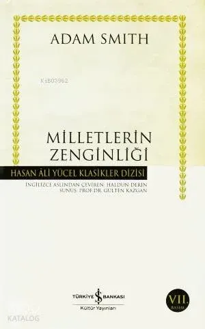 Milletlerin Zenginliği (Ciltli) Adam Smith