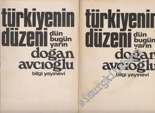 Türkiye'nin Düzeni: Dün, Bugün, Yarın 2 Cilt TAKIM -