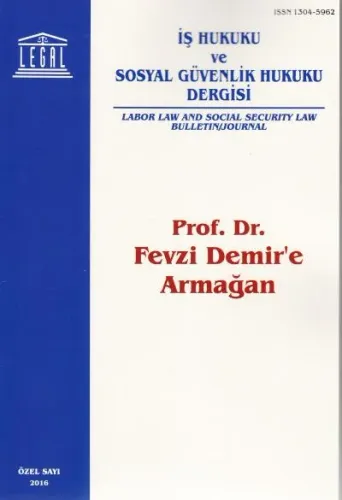 Prof. Dr. Fevzi Demir' e Armağan