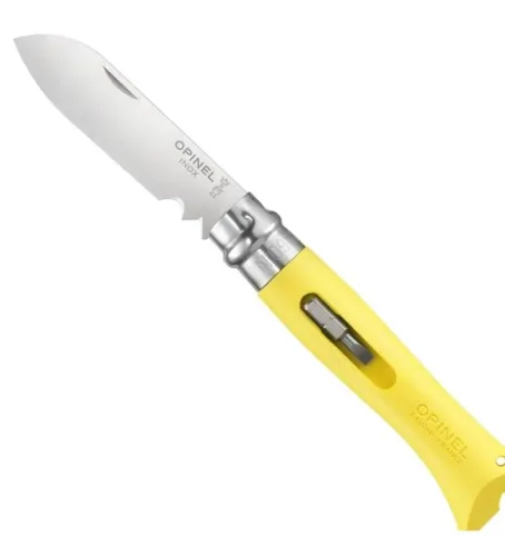 Opinel No 09 Çok Amaçlı Paslanmaz Çelik Çakı (Sarı)