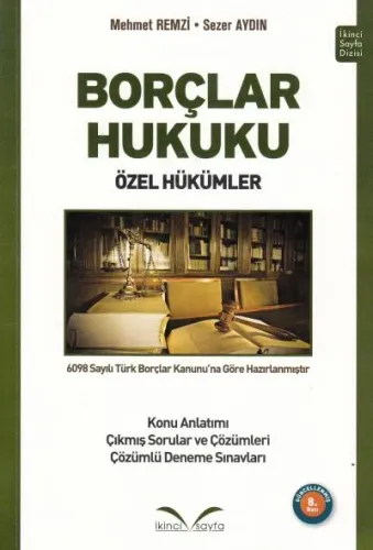 Borçlar Hukuku Özel Hükümler