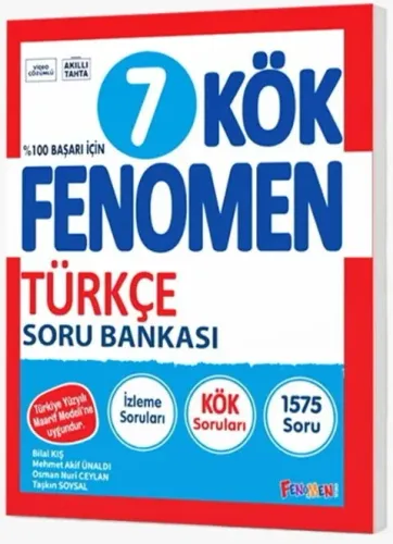 Fenomen 7. Sınıf Türkçe Kök Soru Bankası