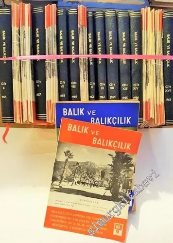 Balık ve Balıkçılık Dergisi - 180 Dergi (1953 Nisan - 1969 Aralık) -        1953