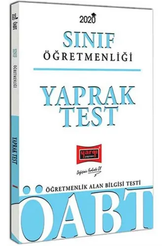 KELEPİR Yargı Yayınları 2020 ÖABT Sınıf Öğretmenliği Yaprak Test