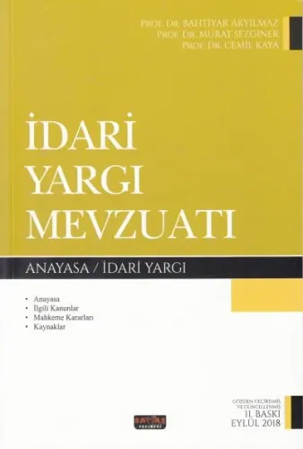 İdari Yargı Mevzuatı