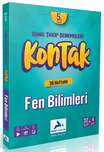 Paraf Yayınları 5. Sınıf Fen Bilimleri Kontak Konu Takip Denemeleri